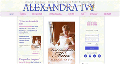 Desktop Screenshot of alexandraivy.com